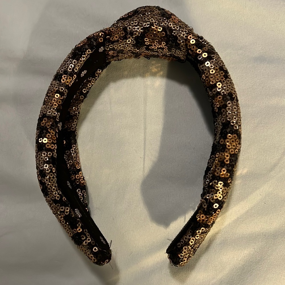 Lele Sadoughi Sequin Leopard Headband
